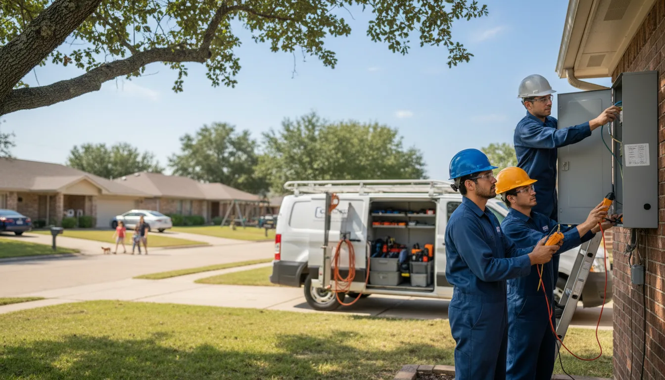 Certified electrician providing emergency electrical services in New Trenton, IN